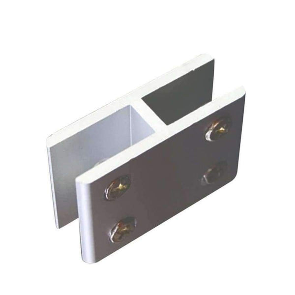 Planet Gates 2x Adjustable Glass Clamp Clip Balustrade Bracket Holder Connector for 8-12mm Glass NO Need Drilling