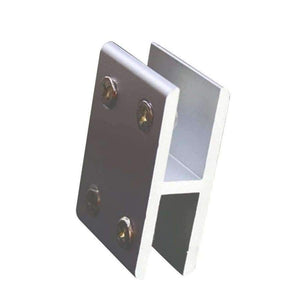 Planet Gates 2x Adjustable Glass Clamp Clip Balustrade Bracket Holder Connector for 8-12mm Glass NO Need Drilling