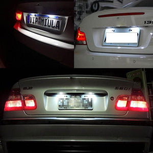 Planet Gates 2x Car Led License Plate Led Light Lamp 12v White  For BMW E39 E60 E82 E90 E92 E93 M3 E39 E60 E70 X5 E60 E61 M5 E88