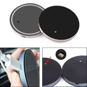 Planet Gates 2X Car LED Light Cup Holder Automotive Interior USB Colorful Atmosphere Lights Lamp Drink Holder Anti-Slip Mat Auto Products