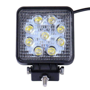 Planet Gates 2X  Flood Beam 27W LED WORK LIGHT 24V 12V Led Tractor Work Lights For Off Road 4X4 Car ATV Boat OFF ROAD 27W Spot Beam Fog Lamp