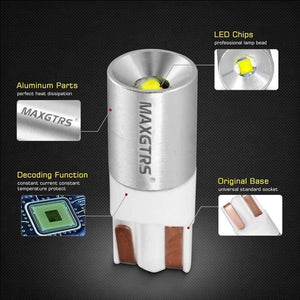 Planet Gates 2x High Power CREE Chip T10 W5W 15W 194 168 CANBUS NO ERROR LED DRL Backup Reverse Dome SIDE INDICATOR Lights