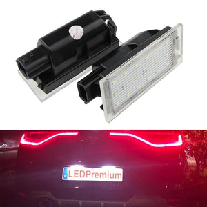 Planet Gates 2x LED License Number Plate Light For Renault Megane 4 IV Fastback Canbus