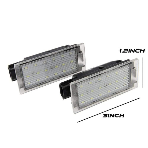 Planet Gates 2x LED License Number Plate Light For Renault Megane 4 IV Fastback Canbus