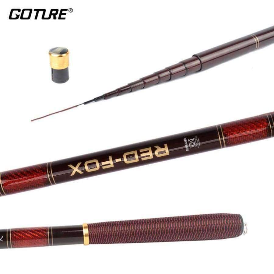 Planet Gates 3.0-7.2M Stream Fishing Rod Carbon Fiber Telescopic Fishing Rod Ultra Light Carp Fishing Pole