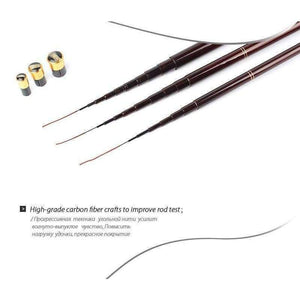 Planet Gates 3.0-7.2M Stream Fishing Rod Carbon Fiber Telescopic Fishing Rod Ultra Light Carp Fishing Pole