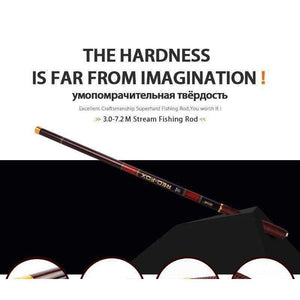 Planet Gates 3.0-7.2M Stream Fishing Rod Carbon Fiber Telescopic Fishing Rod Ultra Light Carp Fishing Pole