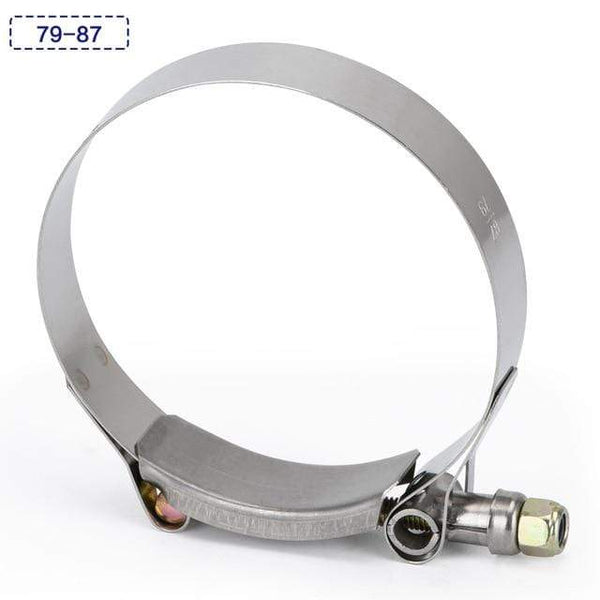 Planet Gates 3.0 inch (79-87mm) 2.0" 2.25" 2.5" 2.75" 3.0" 3.25" 3.5" 3.75" 4.0" T-Bolt Exhaust Clamp Intake Turbo Exhaust Intercooler Silicone Coupler 1 Piece