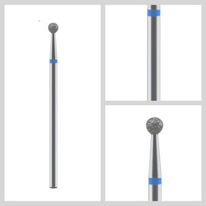 Planet Gates 3.0mm Diamond Nail Drill Milling Cutter Nail Art Drill Bit Cuticle Clean Cutter for Manicure Nail Files Electric Mills Burr Nail Tool