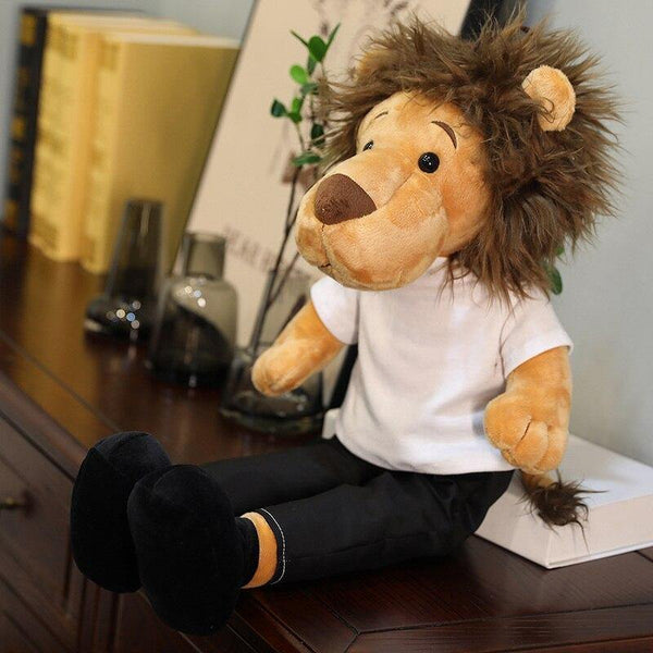 New 50-125cm Full Size Minomi Lion Stuffed Doll Plush Animal High Quality Toy Lee MinHo King Lion Special Gift For Fans Friends