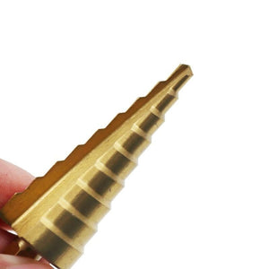 Planet Gates 3-12mm 4-12mm 4-20mm HSS Straight Groove Step Drill Bit Set Titanium Coated Wood Metal Hole Cutter Core Drill Bit Set