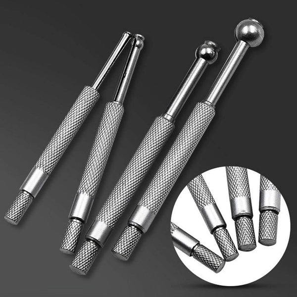 3-14mm Small Hole Bore Gauge 4Pcs Ball Type Telescoping Measure Gauge 1/8" To 1/2" Measuring Tools Adjustable