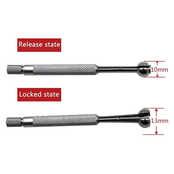 3-14mm Small Hole Bore Gauge 4Pcs Ball Type Telescoping Measure Gauge 1/8" To 1/2" Measuring Tools Adjustable