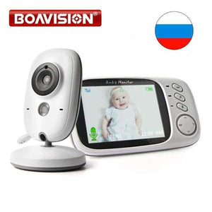 Planet Gates 3.2 Inch LCD Video Baby Monitor 2.4G Wireless 2 Way Audio Bebe Cam Night Vision Surveillance Security Camera Babysitter VB603