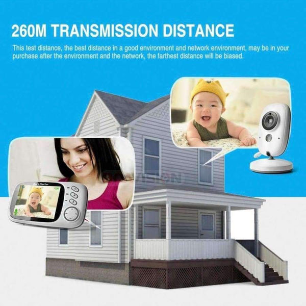 Planet Gates 3.2 Inch LCD Video Baby Monitor 2.4G Wireless 2 Way Audio Bebe Cam Night Vision Surveillance Security Camera Babysitter VB603