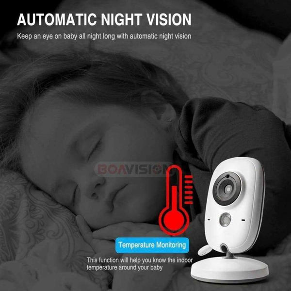 Planet Gates 3.2 Inch LCD Video Baby Monitor 2.4G Wireless 2 Way Audio Bebe Cam Night Vision Surveillance Security Camera Babysitter VB603