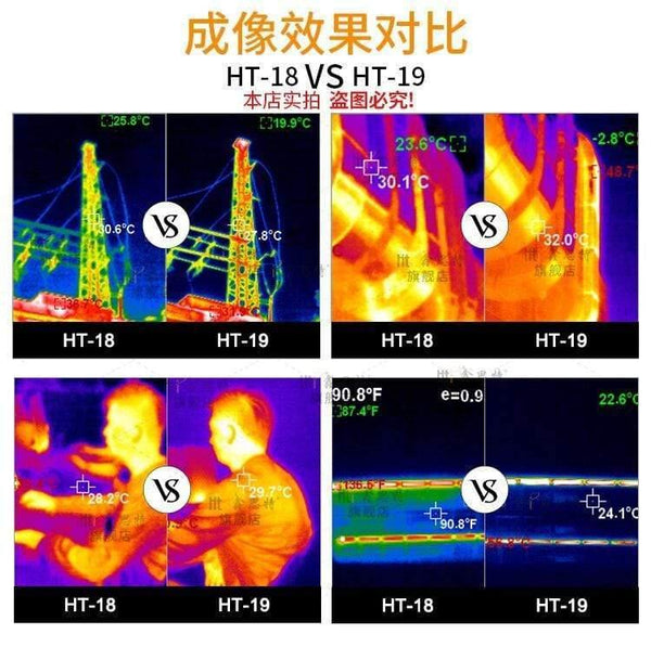 3.2Inch TFT Handheld Infrared Temperature Control Instrument Professional Infrared Thermal Imager Thermal Camera HT-19