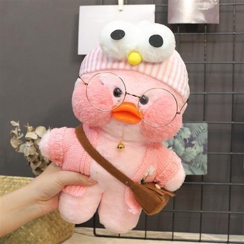 Planet Gates 3 30cm Pink Lalafanfan Kawaii Coffee Mimi Yellow Duck Cute Plush Toy Stuffed Soft Animal Doll Doll Children Kawaii Plush Toy Doll