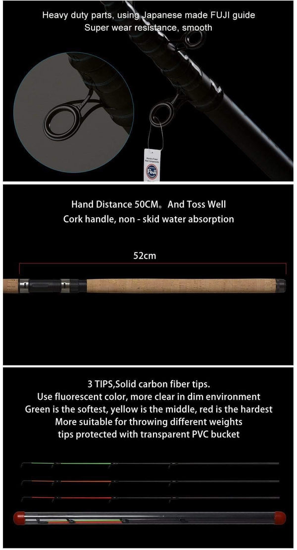 Planet Gates 3.3m Feeder fishing rod telescopic spinning casting Travel Rod 3.3 3.6m vara de pesca Carp Feeder 60-180g pole