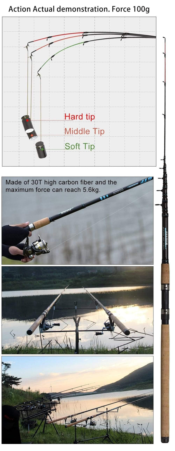 Planet Gates 3.3m Feeder fishing rod telescopic spinning casting Travel Rod 3.3 3.6m vara de pesca Carp Feeder 60-180g pole