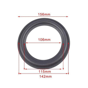 Planet Gates 3/4/5/6/6.5/8/10/12 inch Elastic Rubber Edge Ring For Speaker Repair soft Surround durable Edge Woofer Ring K7T7