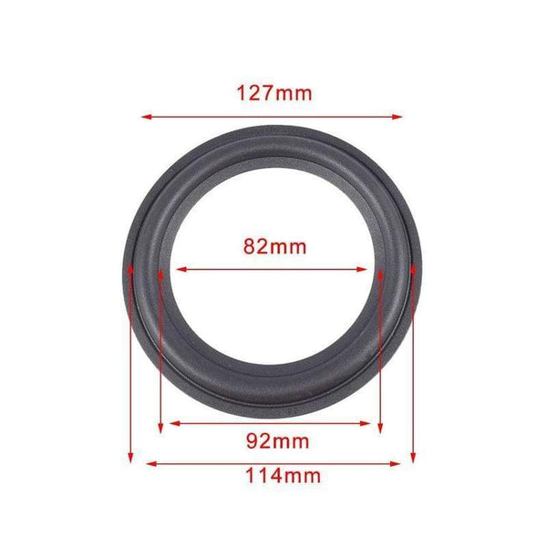 Planet Gates 3/4/5/6/6.5/8/10/12 inch Elastic Rubber Edge Ring For Speaker Repair soft Surround durable Edge Woofer Ring K7T7