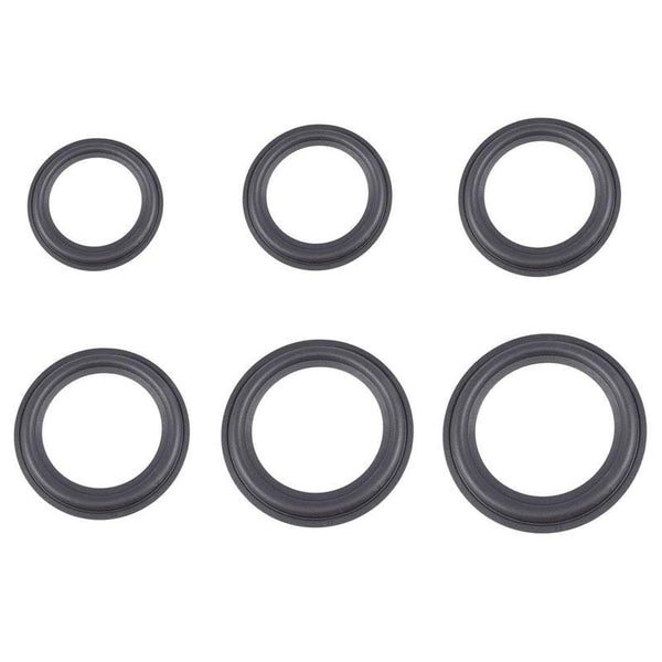 Planet Gates 3/4/5/6/6.5/8/10/12 inch Elastic Rubber Edge Ring For Speaker Repair soft Surround durable Edge Woofer Ring K7T7