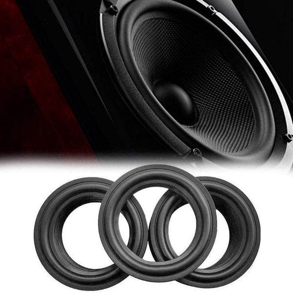 Planet Gates 3/4/5/6/6.5/8/10/12 inch Elastic Rubber Edge Ring For Speaker Repair soft Surround durable Edge Woofer Ring K7T7