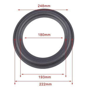 Planet Gates 3/4/5/6/6.5/8/10/12 inch Elastic Rubber Edge Ring For Speaker Repair soft Surround durable Edge Woofer Ring K7T7