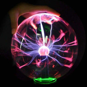 Planet Gates 3/4 /5/6/8 inch Crystal Plasma Ball Night Light Magic Glass Sphere Novelty Lightning ball Light Plasma Table Lamp Kids Xmas Gift