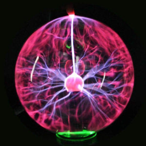 Planet Gates 3/4 /5/6/8 inch Crystal Plasma Ball Night Light Magic Glass Sphere Novelty Lightning ball Light Plasma Table Lamp Kids Xmas Gift