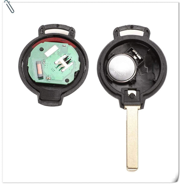 Planet Gates 3/4 Buttons Car Remote Key Fit for Mercedes-Benz Smart Smart For two 451 2007 2008 2009 2010 2011 2012 2013 433Mhz ID46
