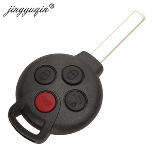 Planet Gates 3/4 Buttons Car Remote Key Fit for Mercedes-Benz Smart Smart For two 451 2007 2008 2009 2010 2011 2012 2013 433Mhz ID46