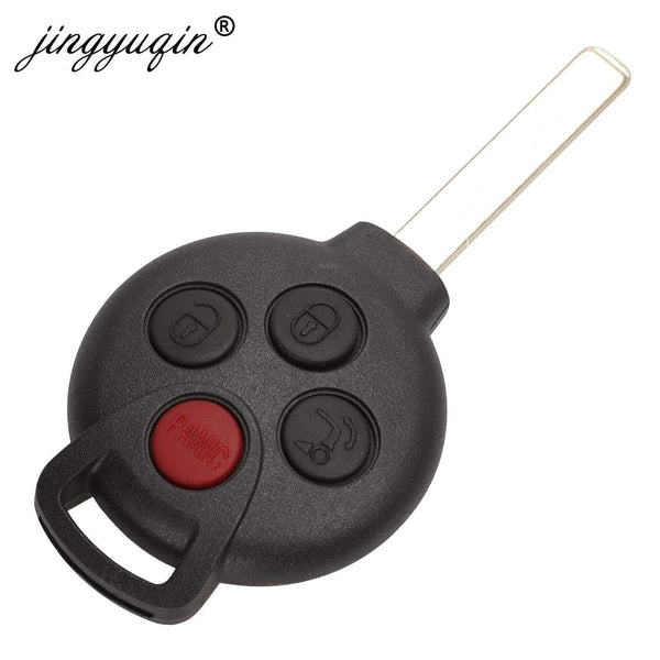 Planet Gates 3/4 Buttons Car Remote Key Fit for Mercedes-Benz Smart Smart For two 451 2007 2008 2009 2010 2011 2012 2013 433Mhz ID46