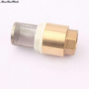 Planet Gates 3/4" Female Thread Brass Check Valve With Filter Net Plumbing Pipe Fittings Metal Pipe Joints Connectors Garden Supplies
