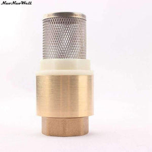 Planet Gates 3/4" Female Thread Brass Check Valve With Filter Net Plumbing Pipe Fittings Metal Pipe Joints Connectors Garden Supplies