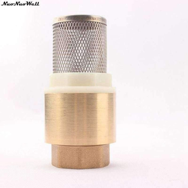 Planet Gates 3/4" Female Thread Brass Check Valve With Filter Net Plumbing Pipe Fittings Metal Pipe Joints Connectors Garden Supplies