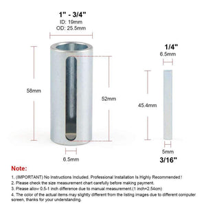 Planet Gates 3/4" to 1" w/Step Key & Gas Engine Pulley Crank Shaft Sleeve Adapter Predator