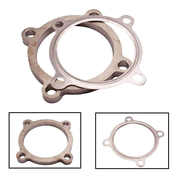Planet Gates 3" 4  Turbo Downpipe Discharge Flange W/ Gasket For  T3 T4 GT30 GT35
