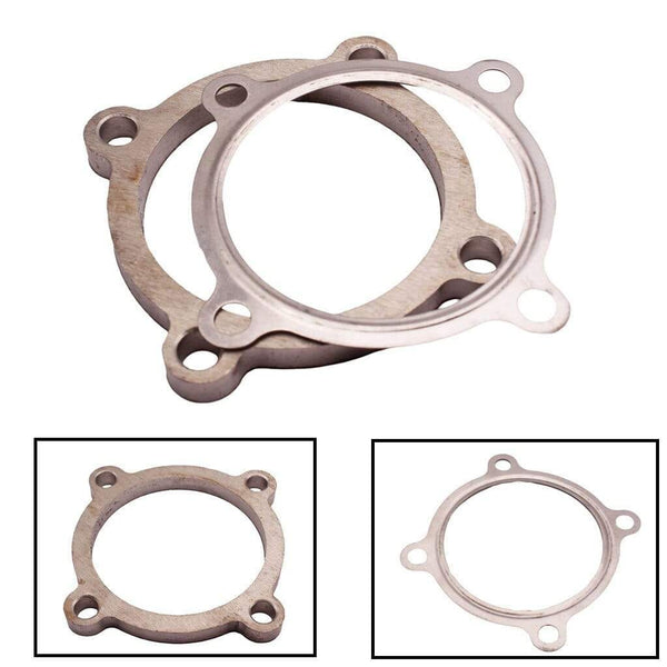 Planet Gates 3" 4  Turbo Downpipe Discharge Flange W/ Gasket For  T3 T4 GT30 GT35
