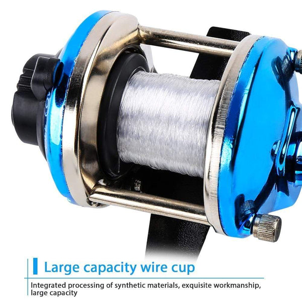 Planet Gates 3.5:1 Gear Ratio 3 Color Mini Trolling Reel Casting Ice Fishing Reel Baitcasting Reels Coil Come with 50M Nylon Line