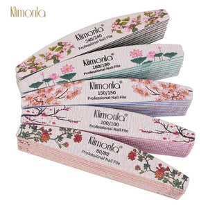 Planet Gates 3/5/10pcs lot New Nail File Flower Printed Nail buffer Colorful Lime a ongle 80/100/150/180/240 Professional Manicure Tools