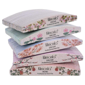 Planet Gates 3/5/10pcs lot New Nail File Flower Printed Nail buffer Colorful Lime a ongle 80/100/150/180/240 Professional Manicure Tools