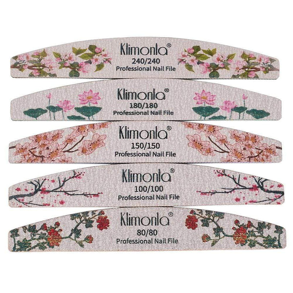 Planet Gates 3/5/10pcs lot New Nail File Flower Printed Nail buffer Colorful Lime a ongle 80/100/150/180/240 Professional Manicure Tools