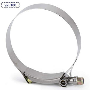 Planet Gates 3.5 inch (92-100mm) 2.0" 2.25" 2.5" 2.75" 3.0" 3.25" 3.5" 3.75" 4.0" T-Bolt Exhaust Clamp Intake Turbo Exhaust Intercooler Silicone Coupler 1 Piece