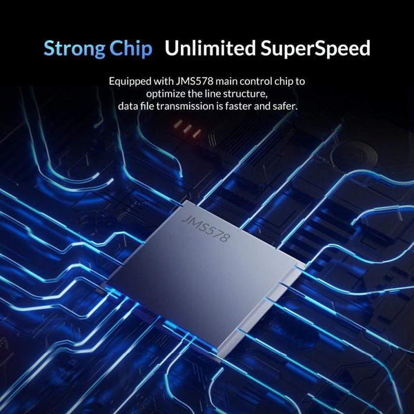 Planet Gates 3.5 inch SATA to USB 3.0 HDD Case with Holder Support 12TB Max Transparent Hard Drive Enclosure