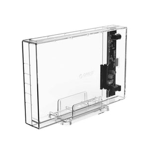 Planet Gates 3.5 inch SATA to USB 3.0 HDD Case with Holder Support 12TB Max Transparent Hard Drive Enclosure