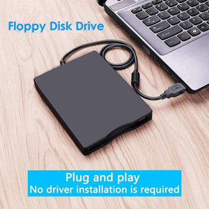 Planet Gates 3.5 inch USB Mobile Floppy Disk Drive 1.44MB 2HD External Diskette FDD with USB Cable for Laptop Notebook PC