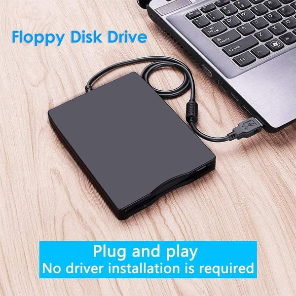 Planet Gates 3.5 inch USB Mobile Floppy Disk Drive 1.44MB 2HD External Diskette FDD with USB Cable for Laptop Notebook PC