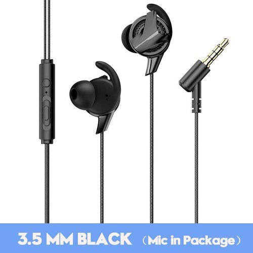 Baseus 3.5mm In-ear Gaming Earphone For Pubg Controller GAMO-15 3D Stereo earphones For Mobile pubg Gamer with Detachable HD Mic